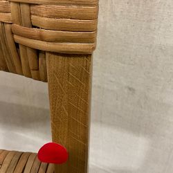 OPEN BOX:Sullivan Woven Dining Counter Stool, Natural