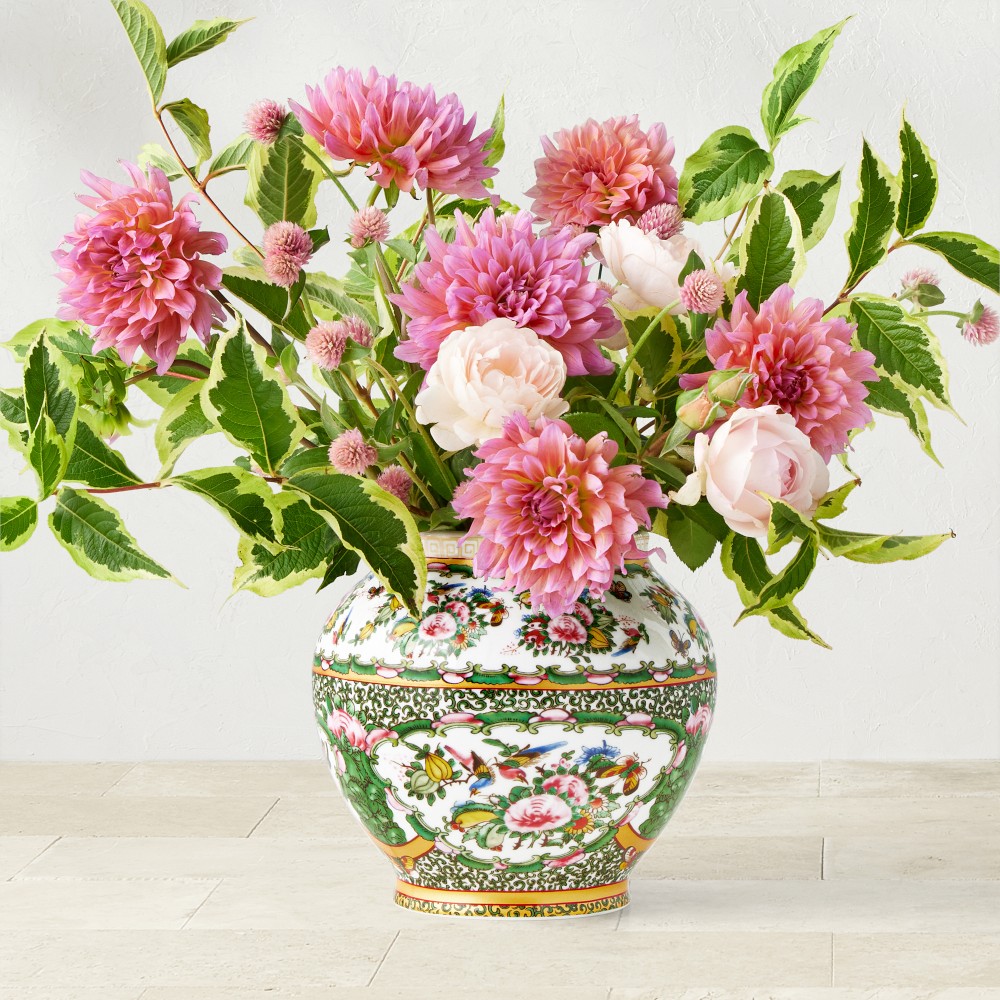Famille Rose Vase, Small - Small