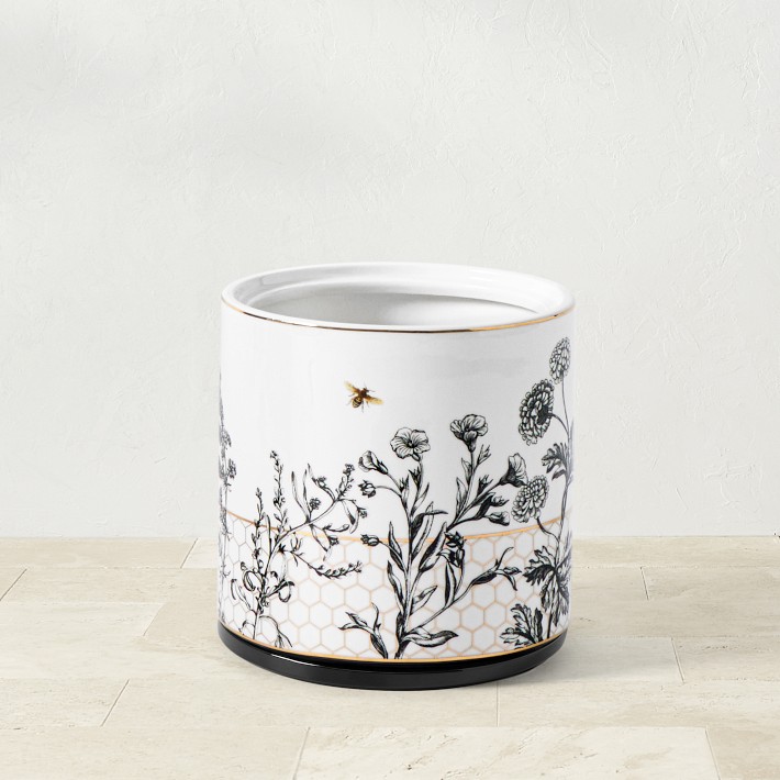 Honeycomb Ceramic Planter Collection | Williams Sonoma