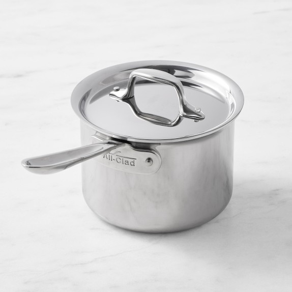 All-Clad D3® Tri-Ply Stainless-Steel Saucepan Set, 1.5 & 3-Qt