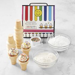 Flour Shop Ice Cream Cone Cake Kit, Set of 2