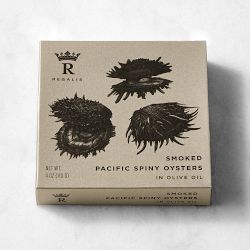 Regalis Tinned Smoked Pacific Spiny Oyster, Set of 2