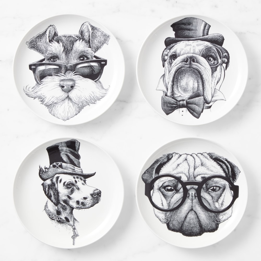 Rory Dobner x Williams Sonoma Salad Plates, Set of 4, Mixed - Set of 4, Mixed