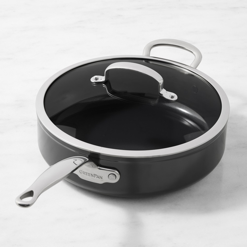 GreenPan Premiere Max Hard Anodized Ceramic Nonstick Covered Saute