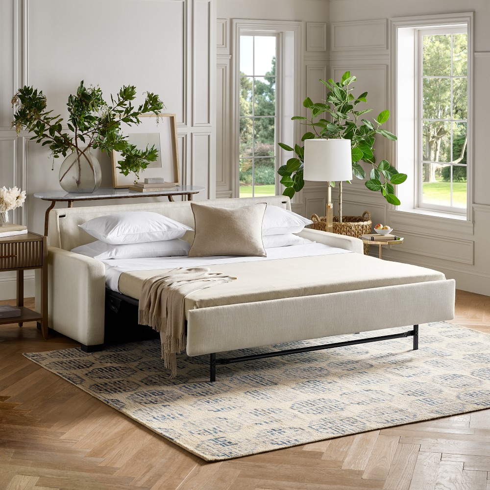 Ghent Square Arm Ultimate Sleeper Sofa (53"-90") by Williams Sonoma Home
