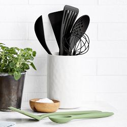 GreenPan™ Premiere Silicone Tools with Utensil Holder, Set of 8