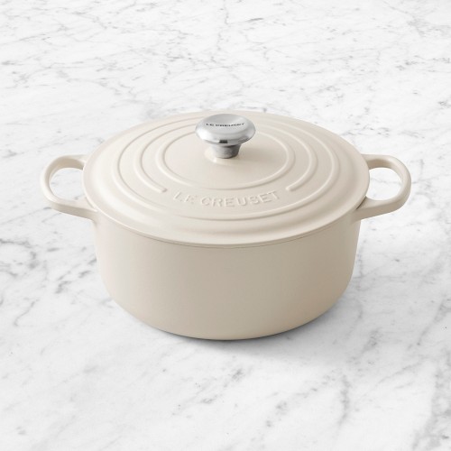 Le Creuset Signature Enameled Cast Iron Round Oven, 5.5-Qt., Brioche