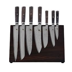 Miyabi Black Magnetic Easel Knife Block, Set of 10