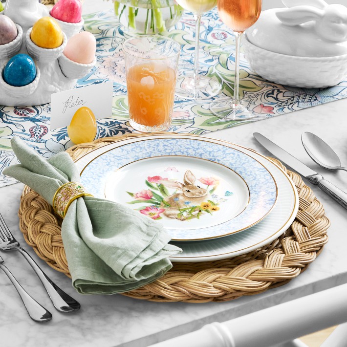 AERIN x Williams Sonoma Braided Woven Charger | Williams Sonoma