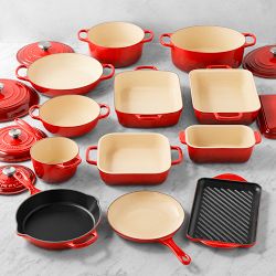 LE CREUSET クーペ　18点セット Le Creuset Signature 18-Piece Cookware Set | Williams Sonoma