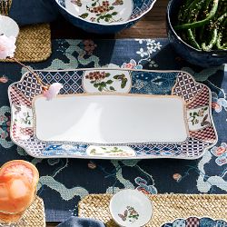 Embroidered Blossom Table Runner