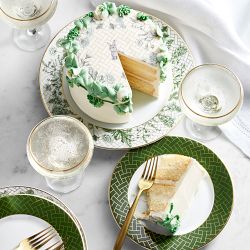 Garden Lattice Bunny Dinner Plates