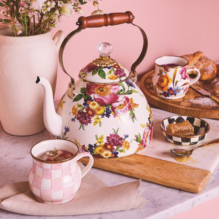 MacKenzie-Childs Flower Market Tea Kettle | Williams Sonoma
