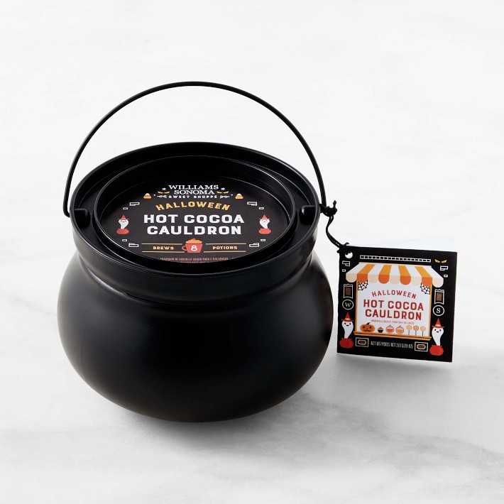 Halloween Hot Cocoa Cauldron & Pumpkin Marshmallows | Williams Sonoma