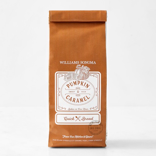 Williams Sonoma Quick Bread Mix, Pumpkin Caramel Swirl, Set of 2