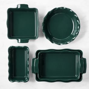 Emile Henry Ultimate 5-Piece Ruffled Bakeware Set | Williams Sonoma