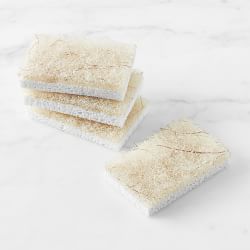 Double Circle Cleana Colada Coconut Scrubber Sponge, Set of 4