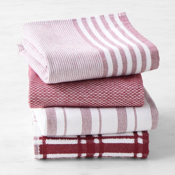 Williams Sonoma Super-Absorbent Multi-Pack Towels, Set of 4