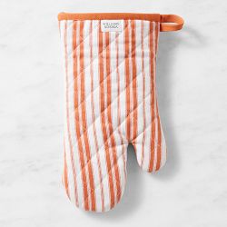 Williams Sonoma Heritage Stripe Oven Mitt, Pumpkin