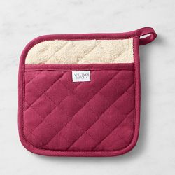 Williams Sonoma Solid Potholder, Pomegranate