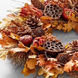 Allspice Live Wreath, 20"