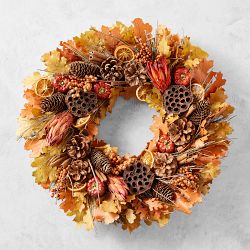 Allspice Live Wreath, 20"