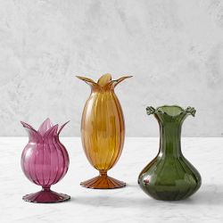 Fall Color Bud Vases, Set of 3