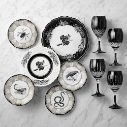 Spooky Soirée 16-Piece Dinnerware & Glassware Set