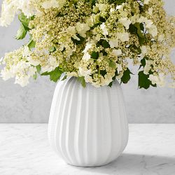 Ceramic White Cactus Vase