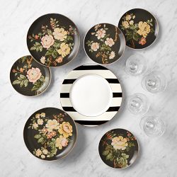 Sanderson x Williams Sonoma Botanical Reverie 16-Piece Dinnerware & Glassware Set