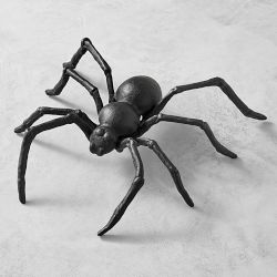 Spooky Soirée Black Spider Figural Decor Piece