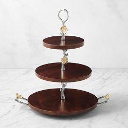 Floral Vine 3-Tiered Stand