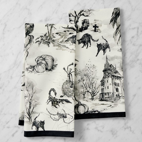 Spooky Soirée Tea Towels, Set of 2
