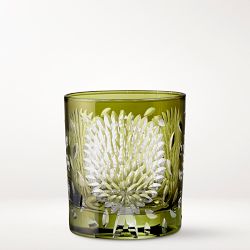 Fallling Leaves Etched Tumblers, Set of 4