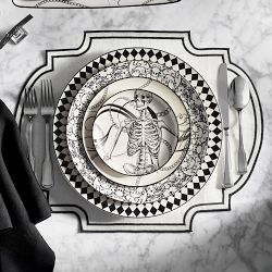 Rory Dobner Skull Appetizer Plates