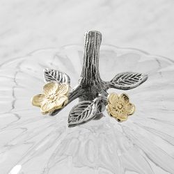 Floral Vine Glass Dome