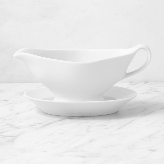 Pillivuyt Tuileries Gravy Boat with Saucer