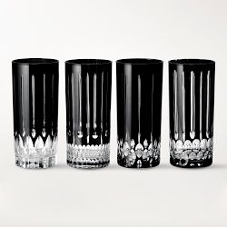 Wilshire Jewel-Cut Highball Glasses, Set of 4