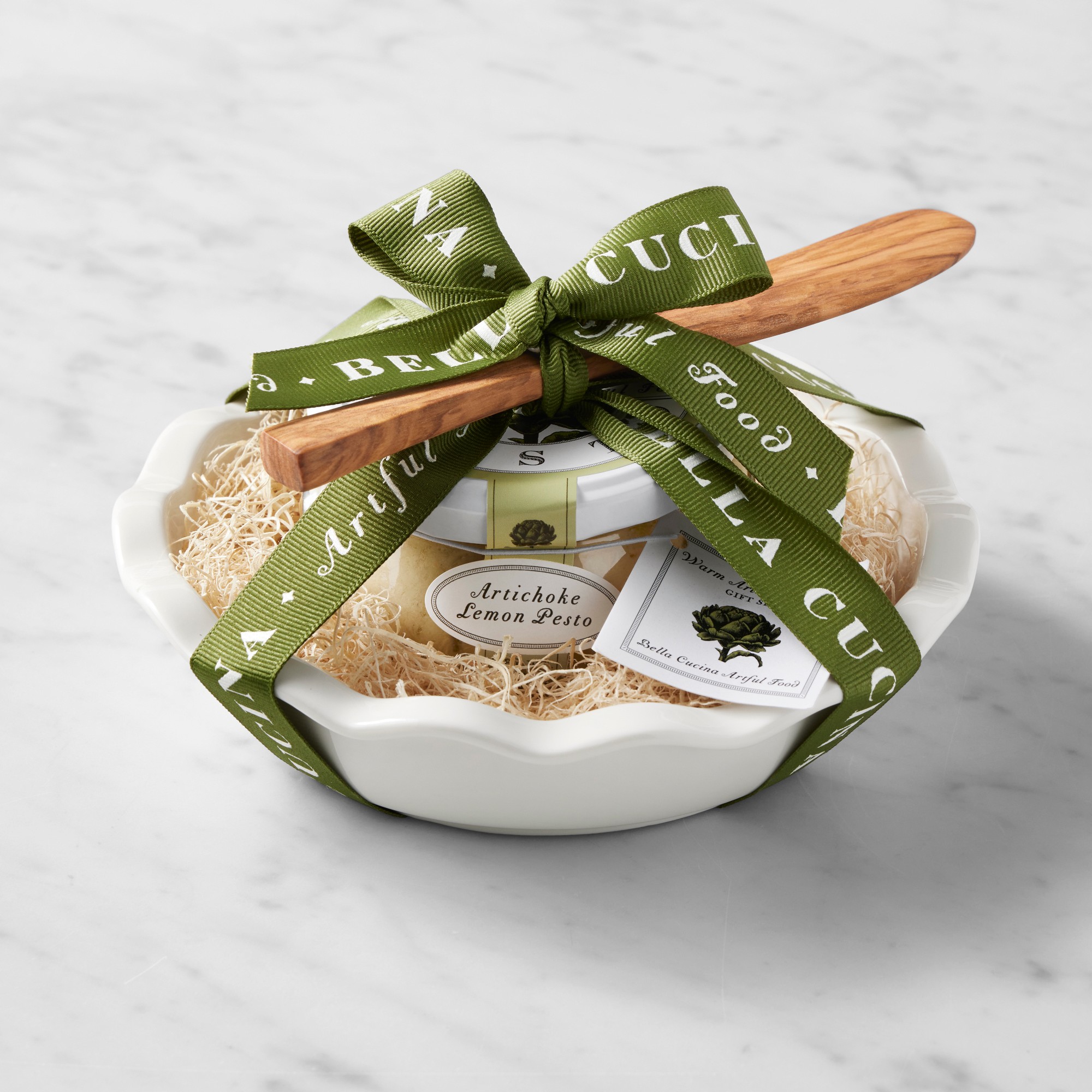 Bella Cucina Artichoke Pesto + Baking Dish Gift Set | Williams Sonoma