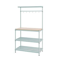 MeshWorks Utility Wood Top, Sage Green