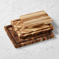 Williams Sonoma Mixed Wood Grain Cutting Boards, Set of 3