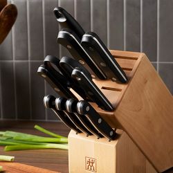 Zwilling Gourmet Knife Block, Set of 12, Birchwood