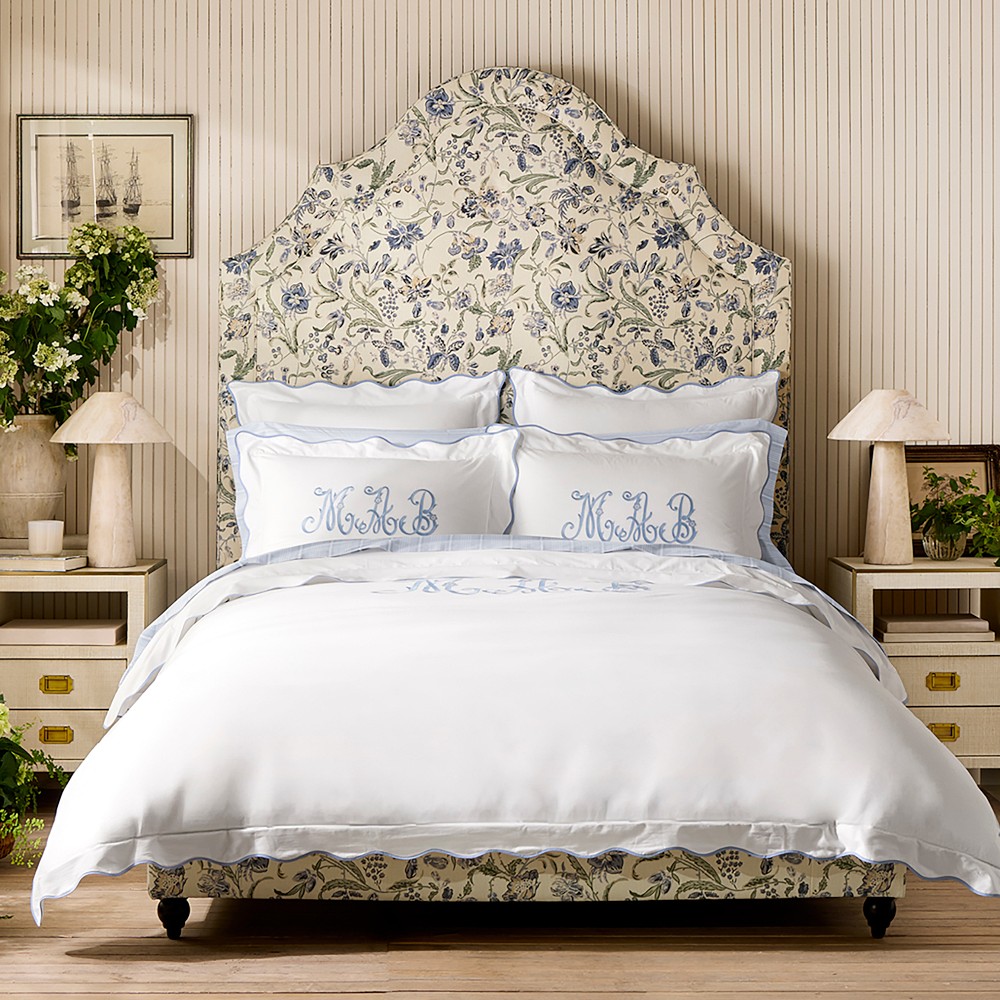 Portman Upholstered Bed & Headboard with Welt by Williams Sonoma Home