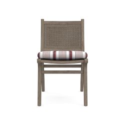 Hill House x Williams Sonoma Home Alpine Indoor/Outdoor Teak Dining Side Chair