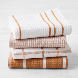 Super Absorbent Waffle Weave Multi-Pack Towels, Pumpkin