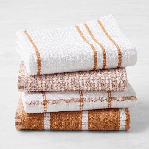 Super Absorbent Waffle Weave Multi-Pack Towels, Pumpkin