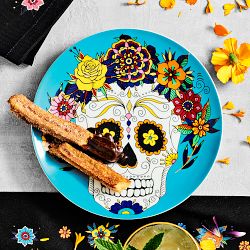 Day of the Dead 16-Piece Dinnerware &amp; Glassware Set