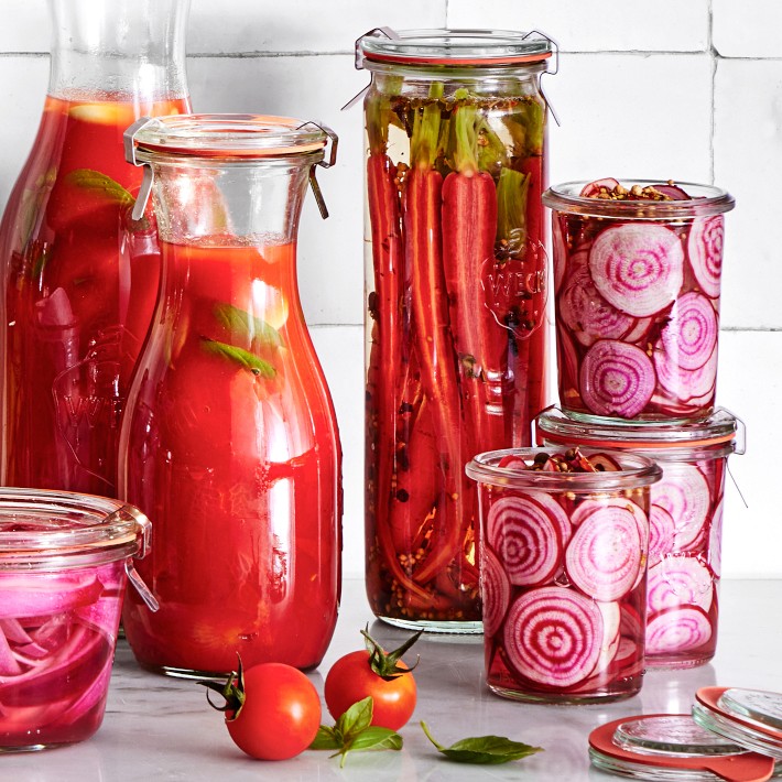 Weck Cylindrical Jars, 20.2 oz, Set of 6 | Williams Sonoma