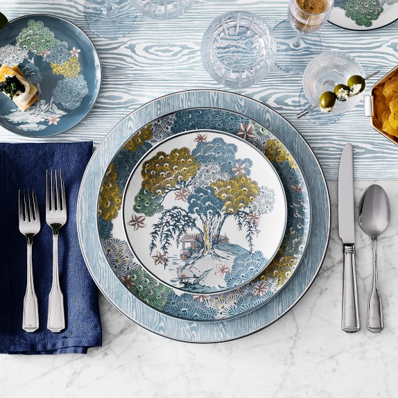 Scalamandré Sea of Trees Salad Plates Set | Williams Sonoma