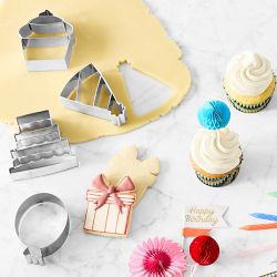 Williams Sonoma Birthday Cookie Cutters, Set of 6